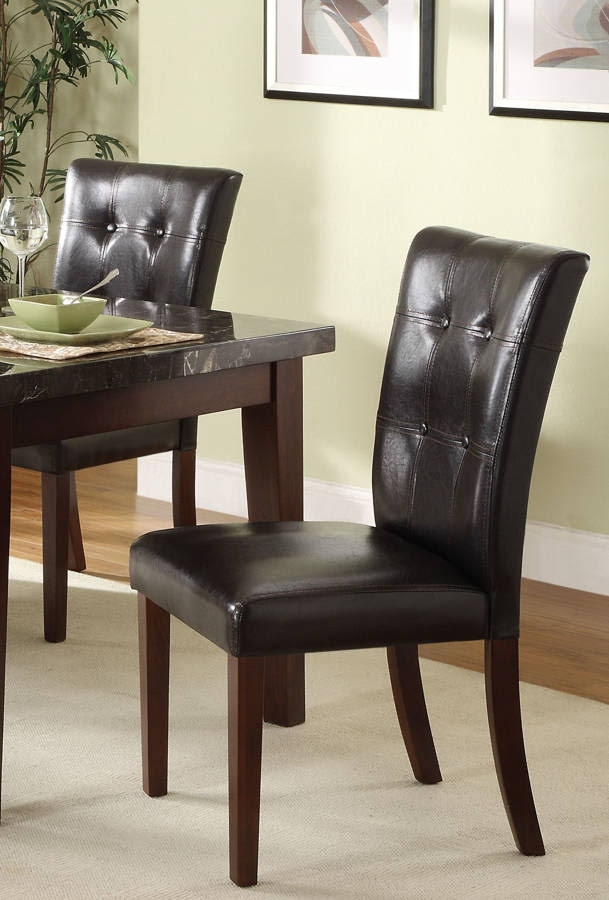 Espresso Counter Height Chair Set of 2 W967