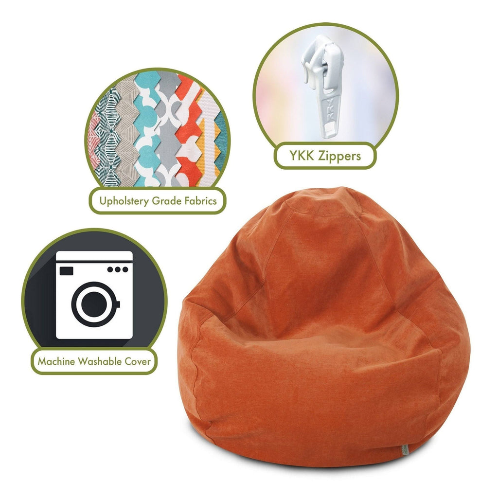 Large Classic Bean Bag Chair E869327