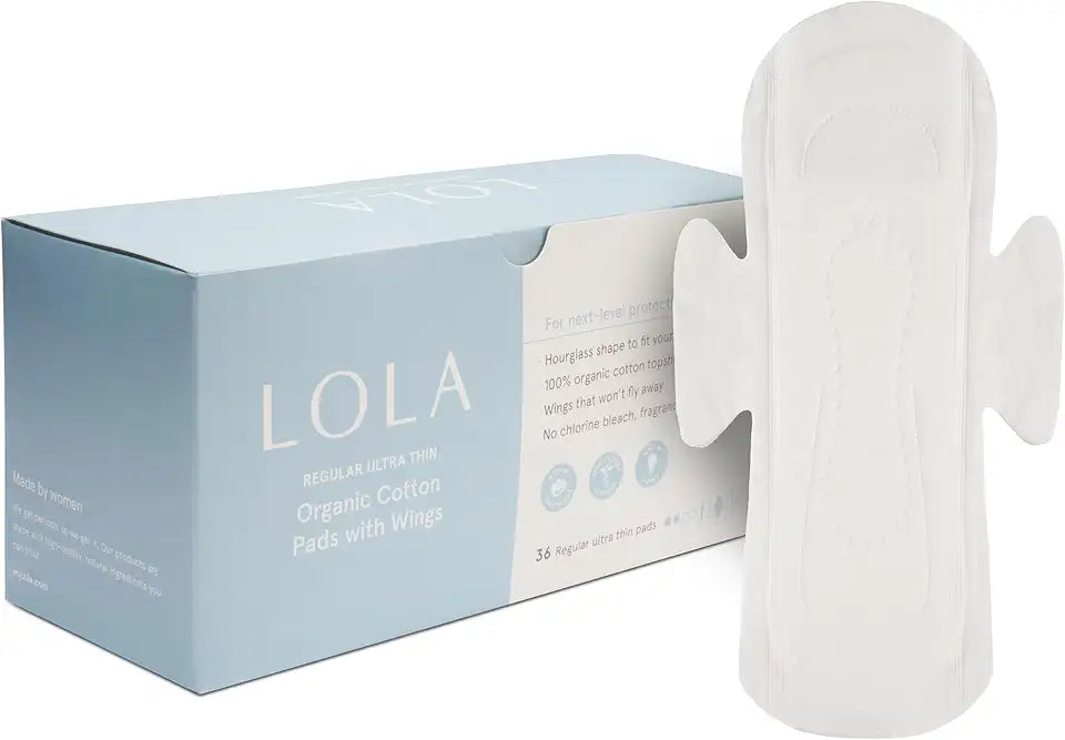 Organic Cotton Ultra Thin Pads with Wings 36 Count H920793
