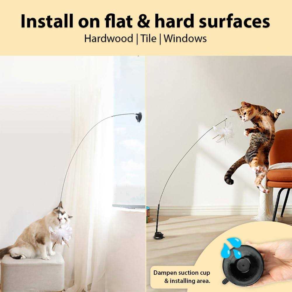 Interactive Bird Simulation Cat Toy Set T4692