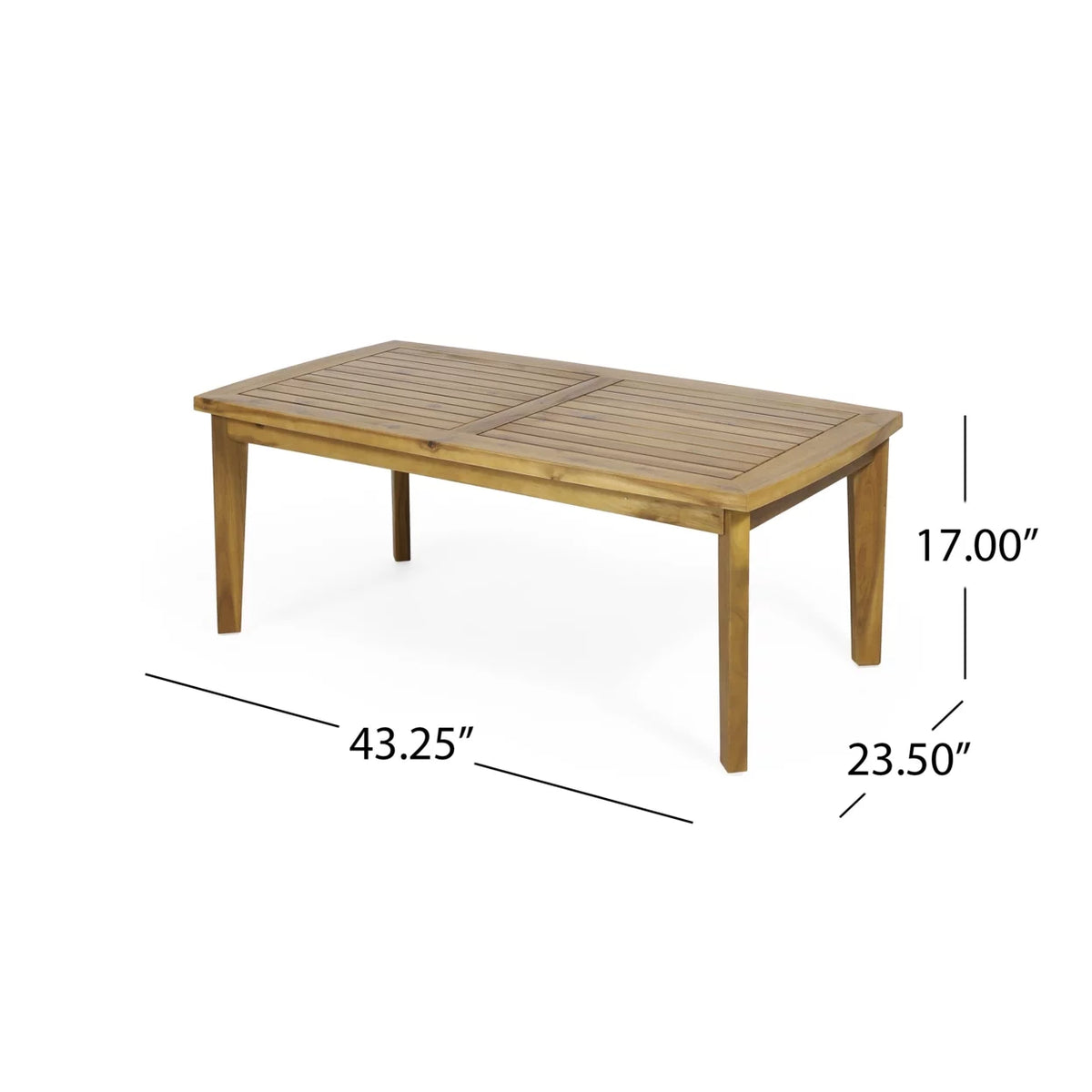 Wooden Loveseat and Coffee Table Set U752