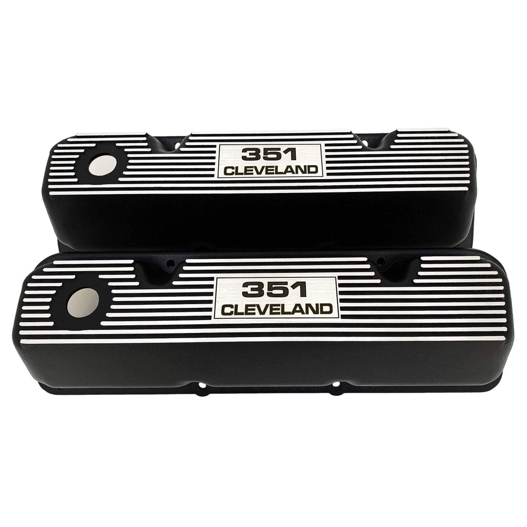 Black Die-Cast Aluminum Valve Covers Z15473