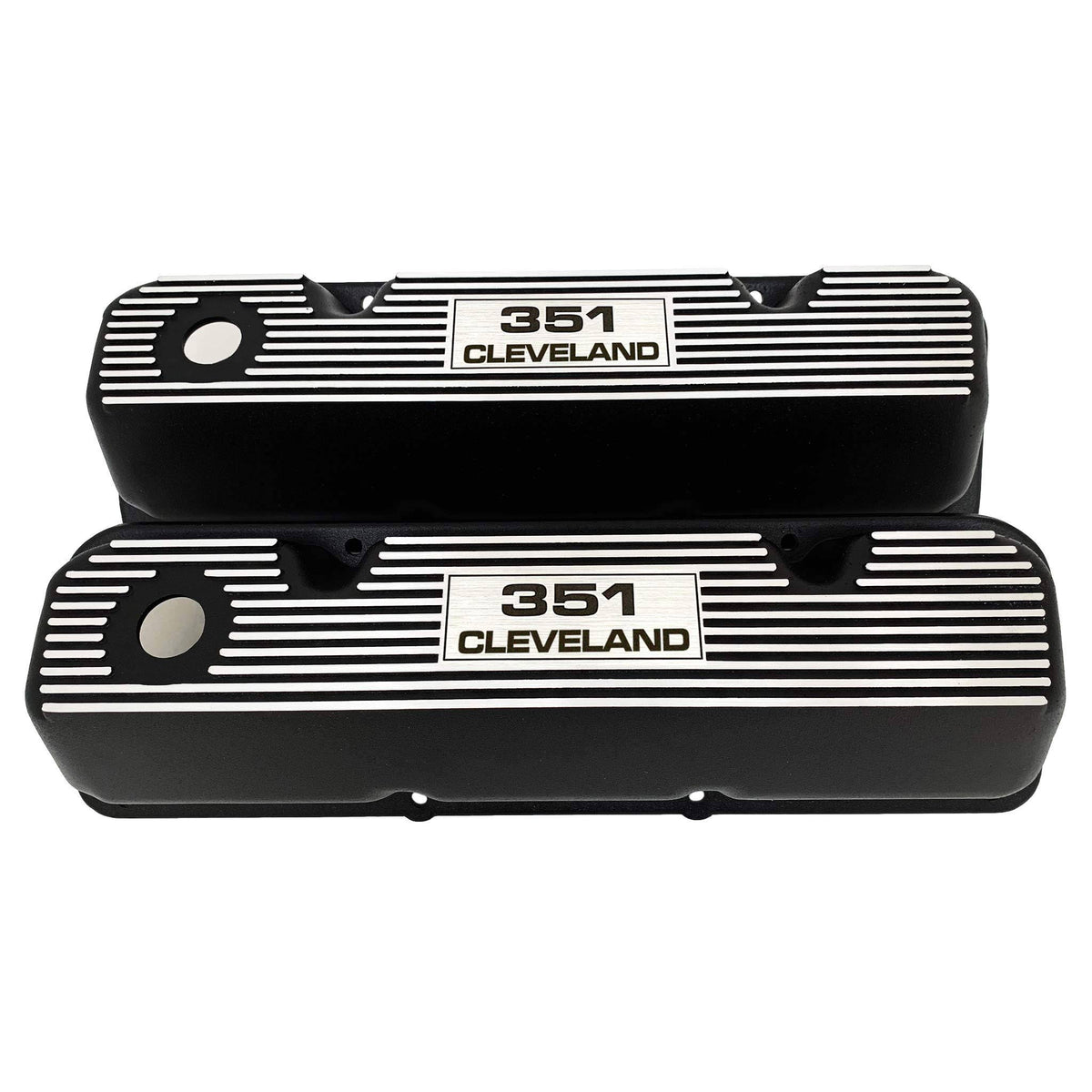 Black Die-Cast Aluminum Valve Covers Z15473