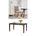 7-Piece Dining Set with Upholstered Chairs R46233