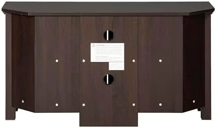 Espresso Brown Wood Corner TV Stand H62441