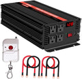 2000 Watt Pure Sine Wave Inverter 12V DC to 110v/120v AC F7776