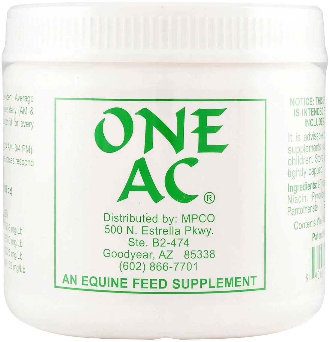 Ac 200 Grams 30 Day Supply D860