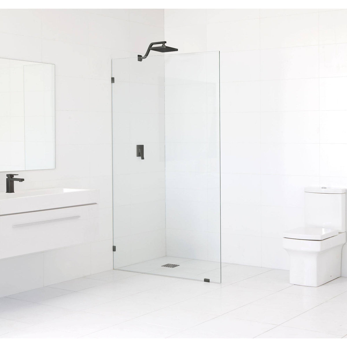 78x22 Frameless Shower Door Oil Rubbed Bronze Z240332