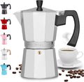 8 Espresso Cup Stovetop Moka Pot H39747
