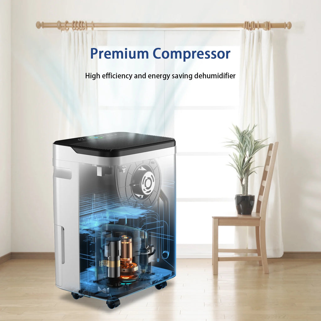 50 Pint Dehumidifier with Humidity Control M558