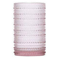 Pink 13 Ounce Set of 6 Iced Beverage Glass J254