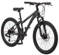 24-inch 21 Speeds Black Teal Mountain Bike G982