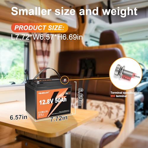 12V 300Ah LiFePO4 Lithium Battery with 200A BMS K308161