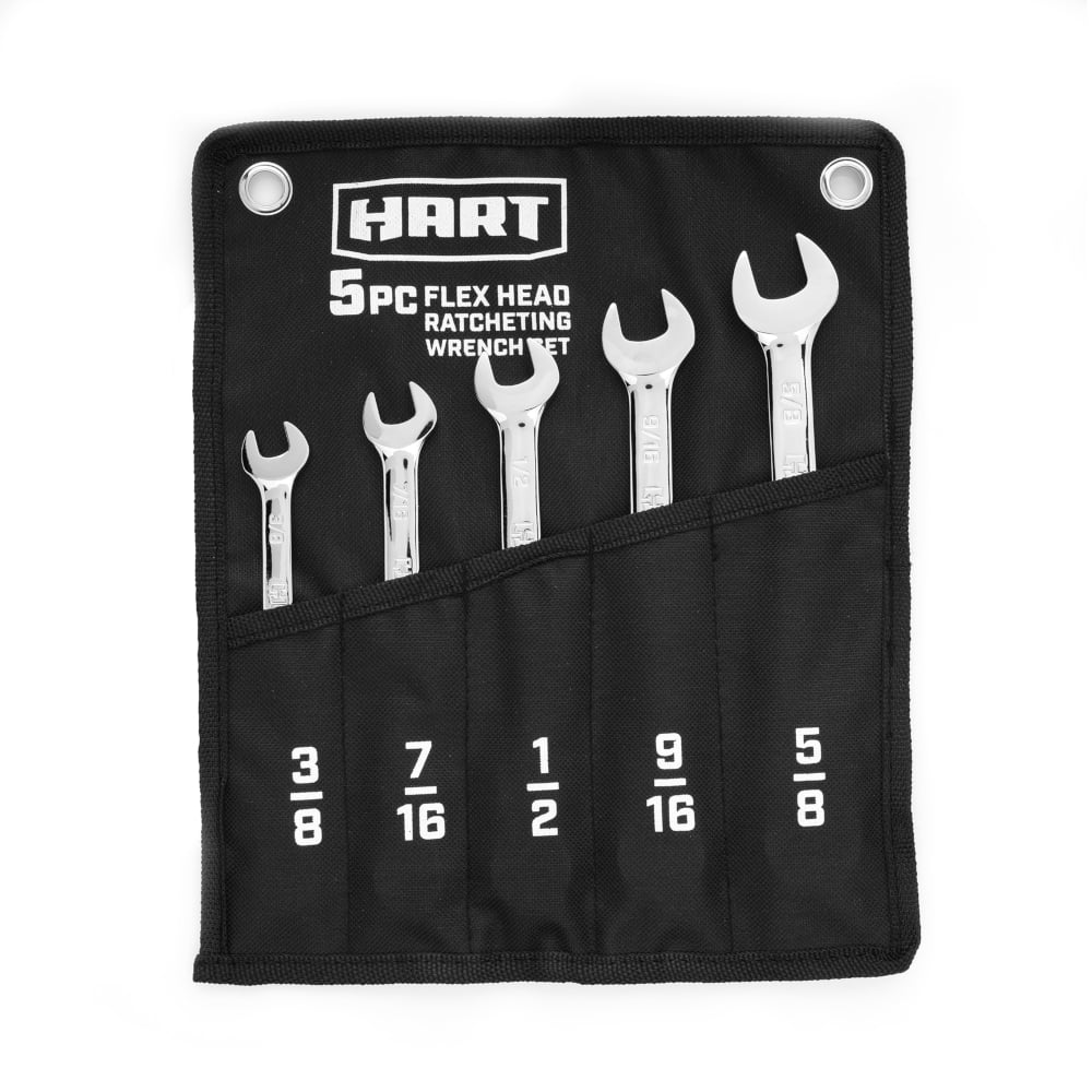 5 Piece Flex Head Ratcheting Wrench Set SAE S81760