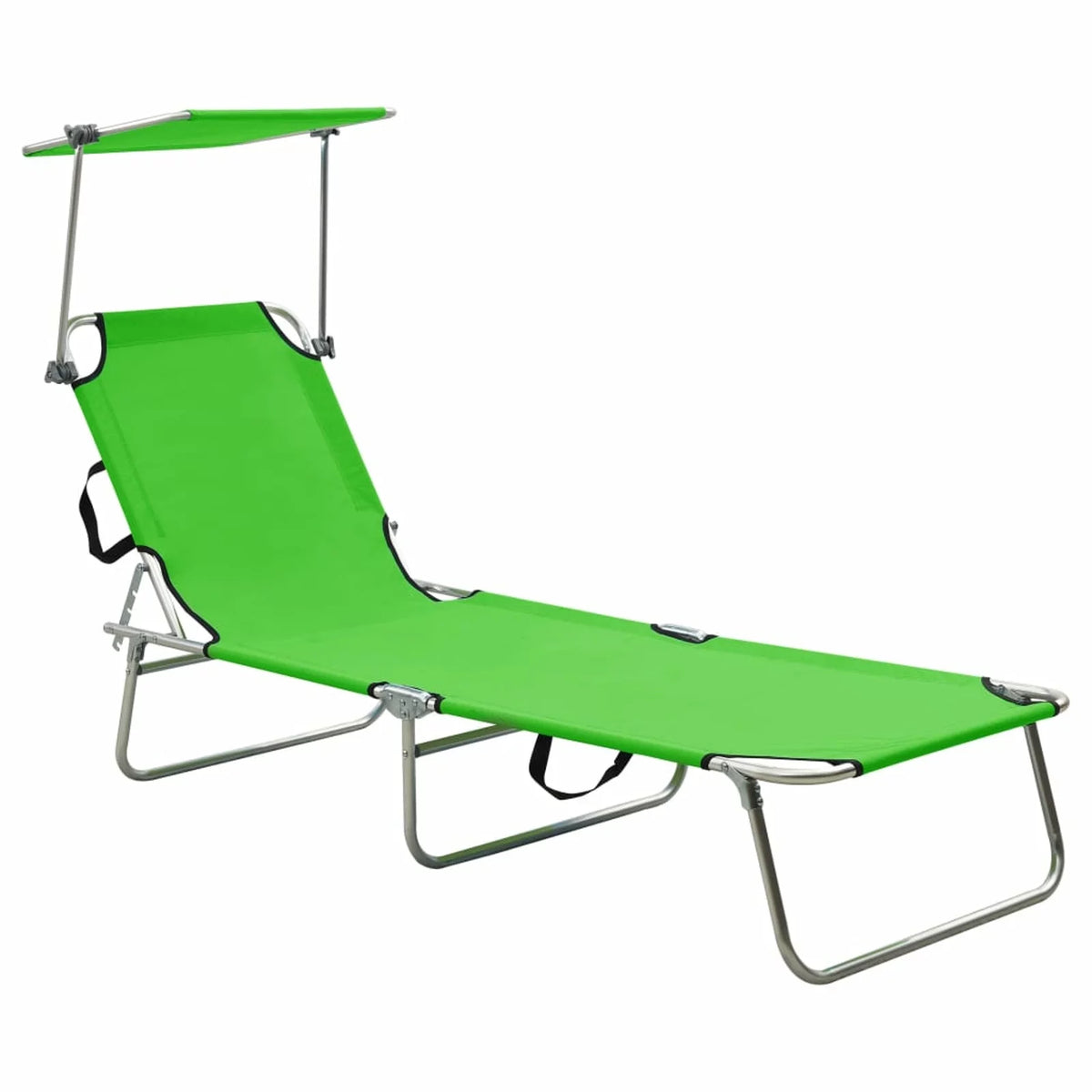 Green Foldable Outdoor Lounge Chaise Chair K8652