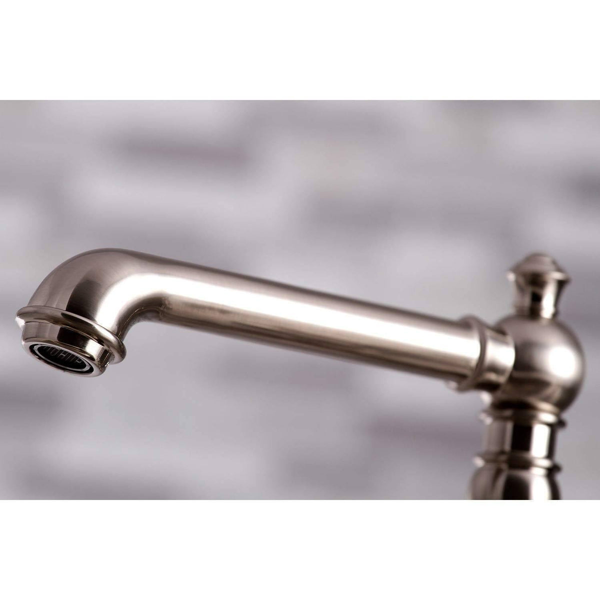 Bridge Kitchen Faucet with Brass Sprayer Matte Black F5117