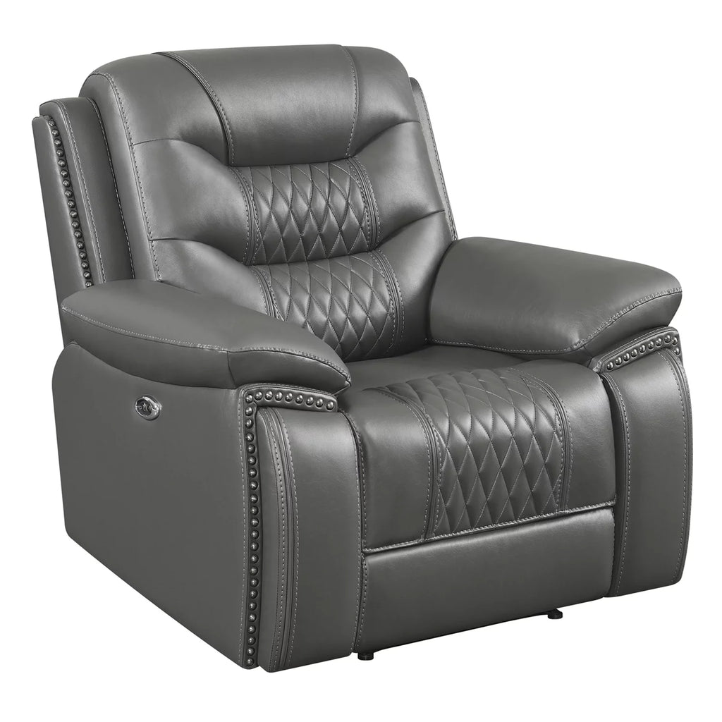 Charcoal Power Recliner D70126