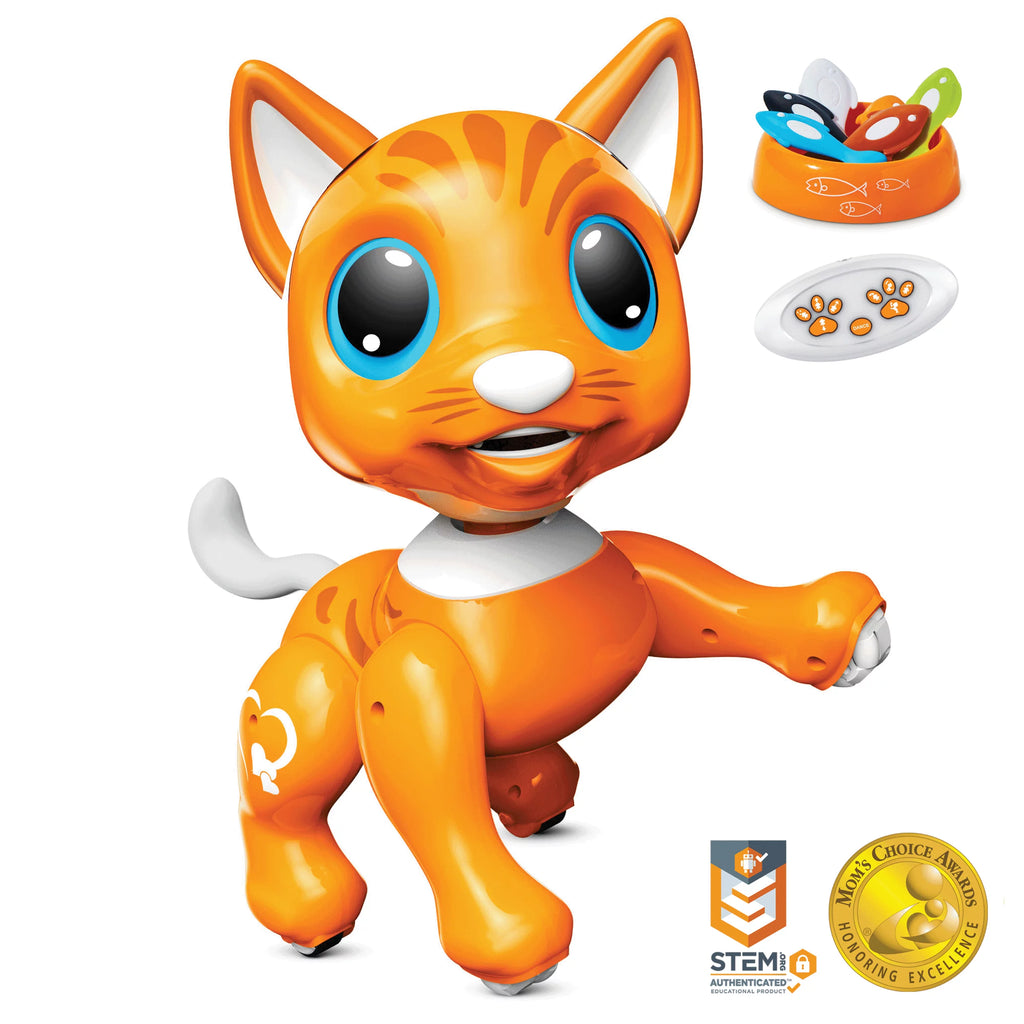 Robot Cat Toy with Hand Motion Gestures A58155