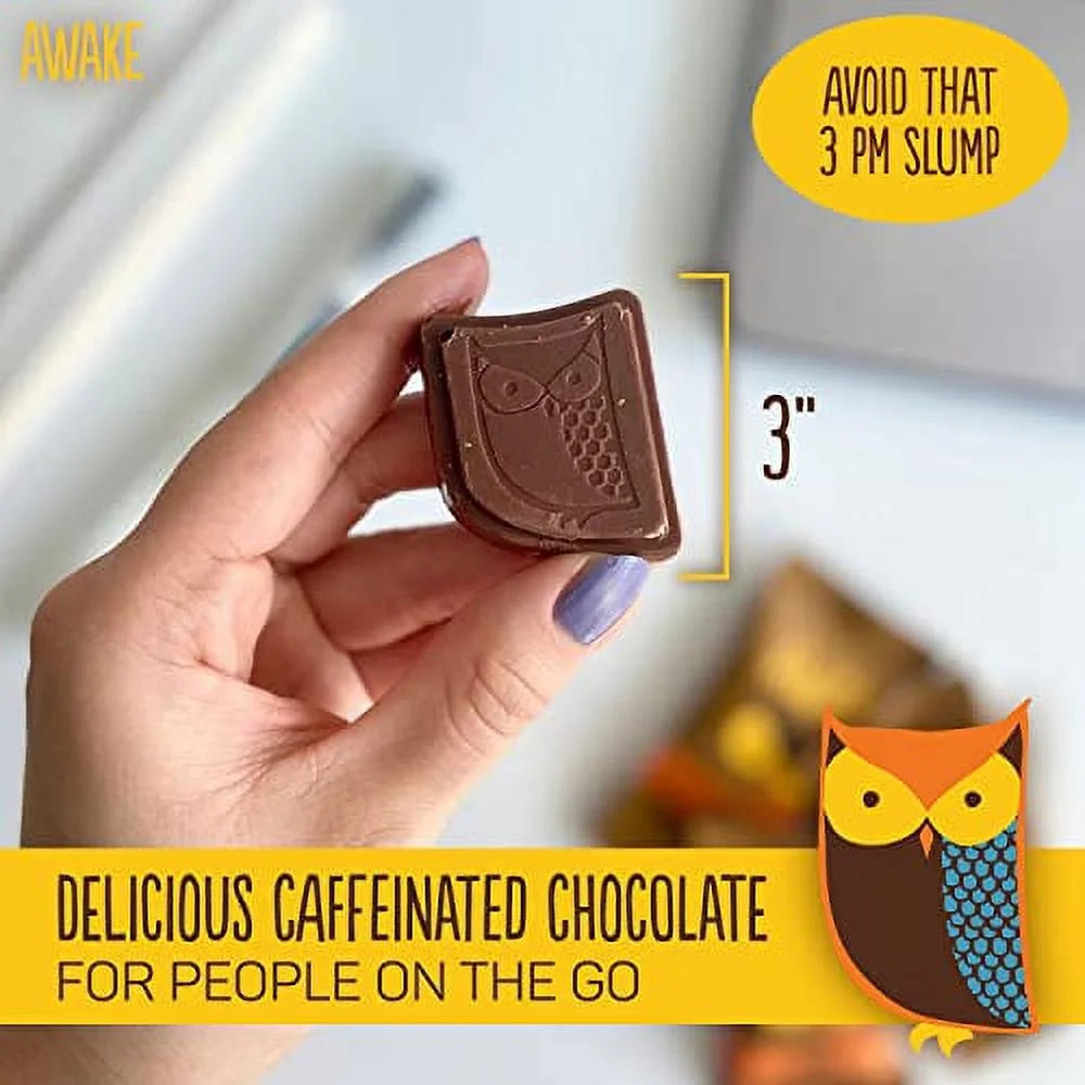Caffeinated Chocolate Bites Caramel Gluten Free 50 Bites V955