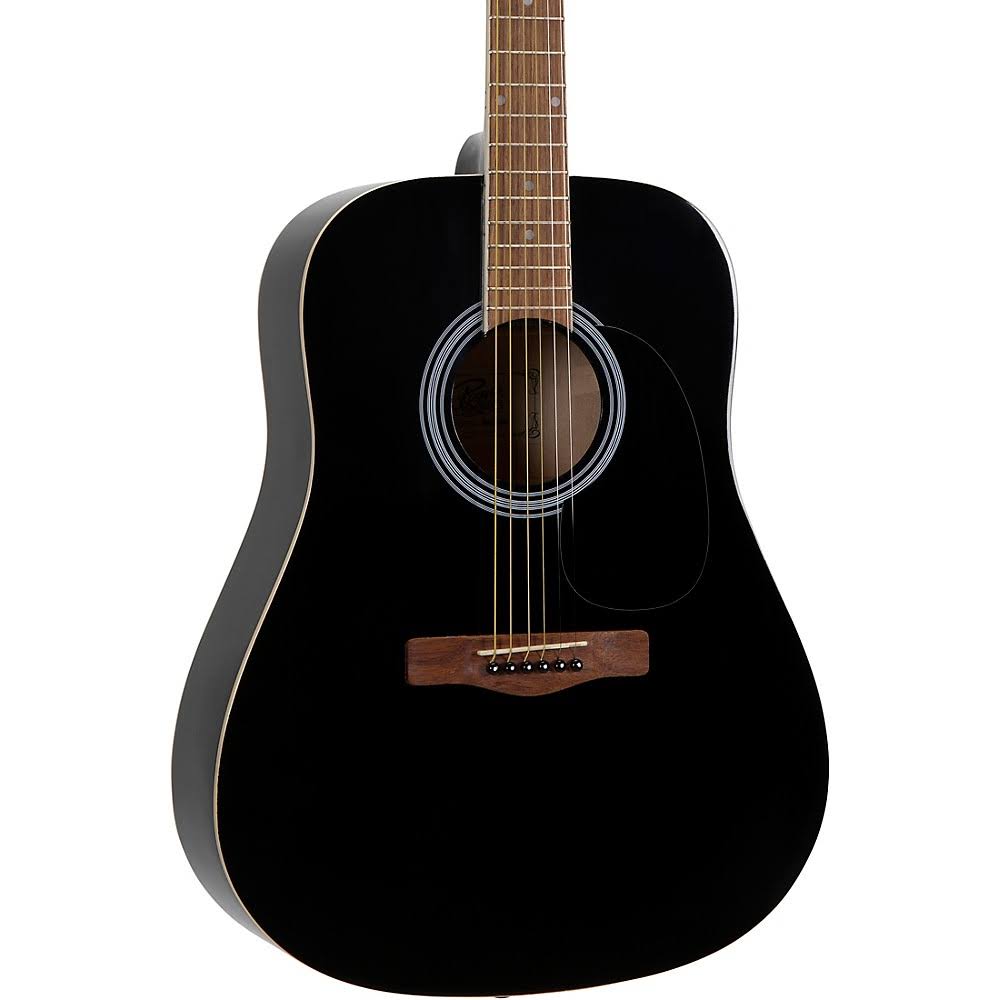Black Dreadnought Acoustic Guitar Y507259