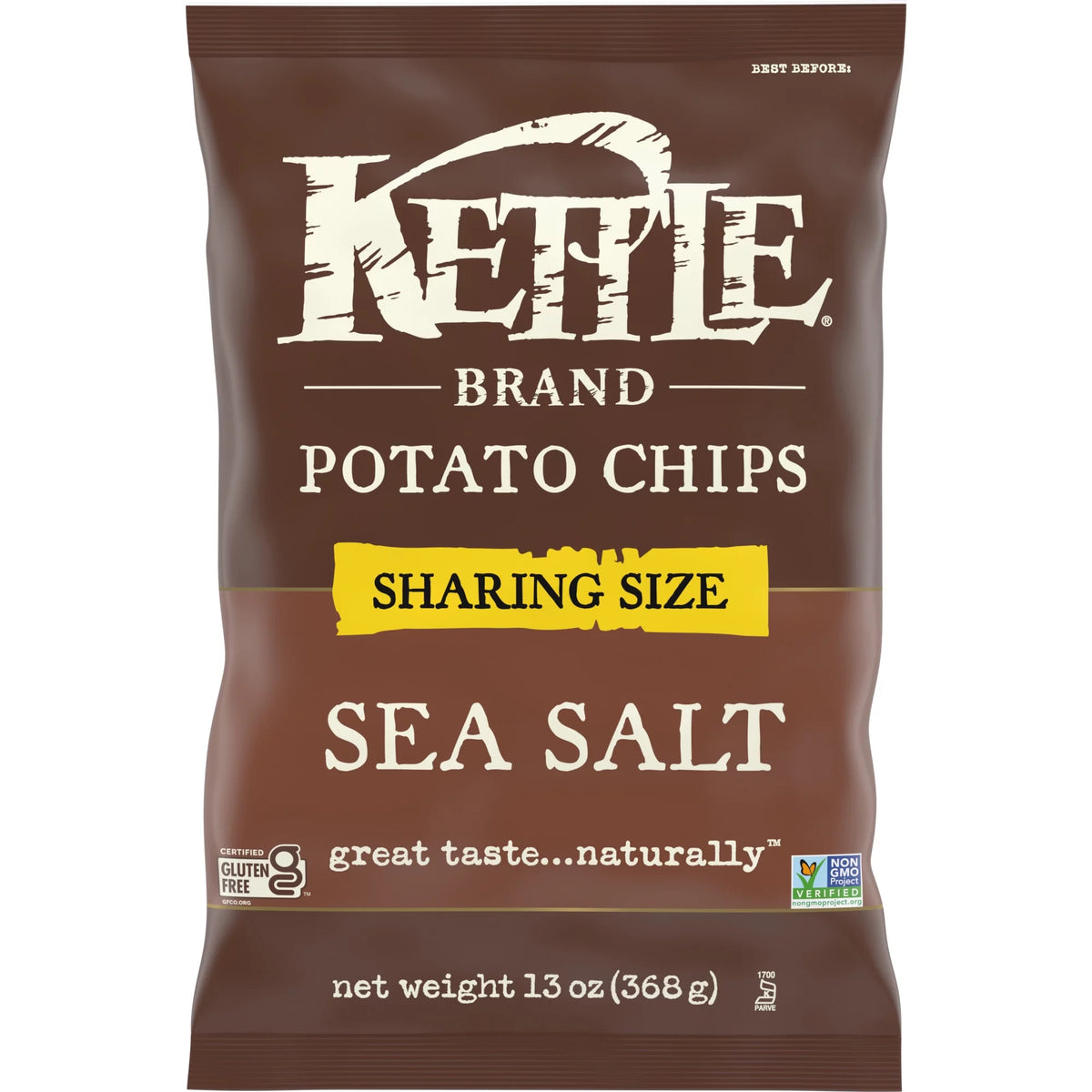 Sea Salt Kettle Chips 13 Oz Pack Of 9 Z592205