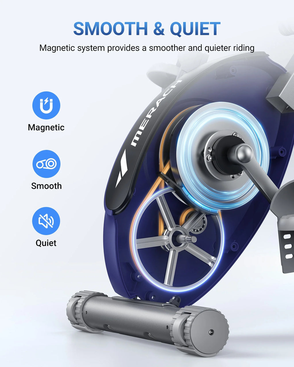 Folding Magnetic Upright Exercise Bike C48436