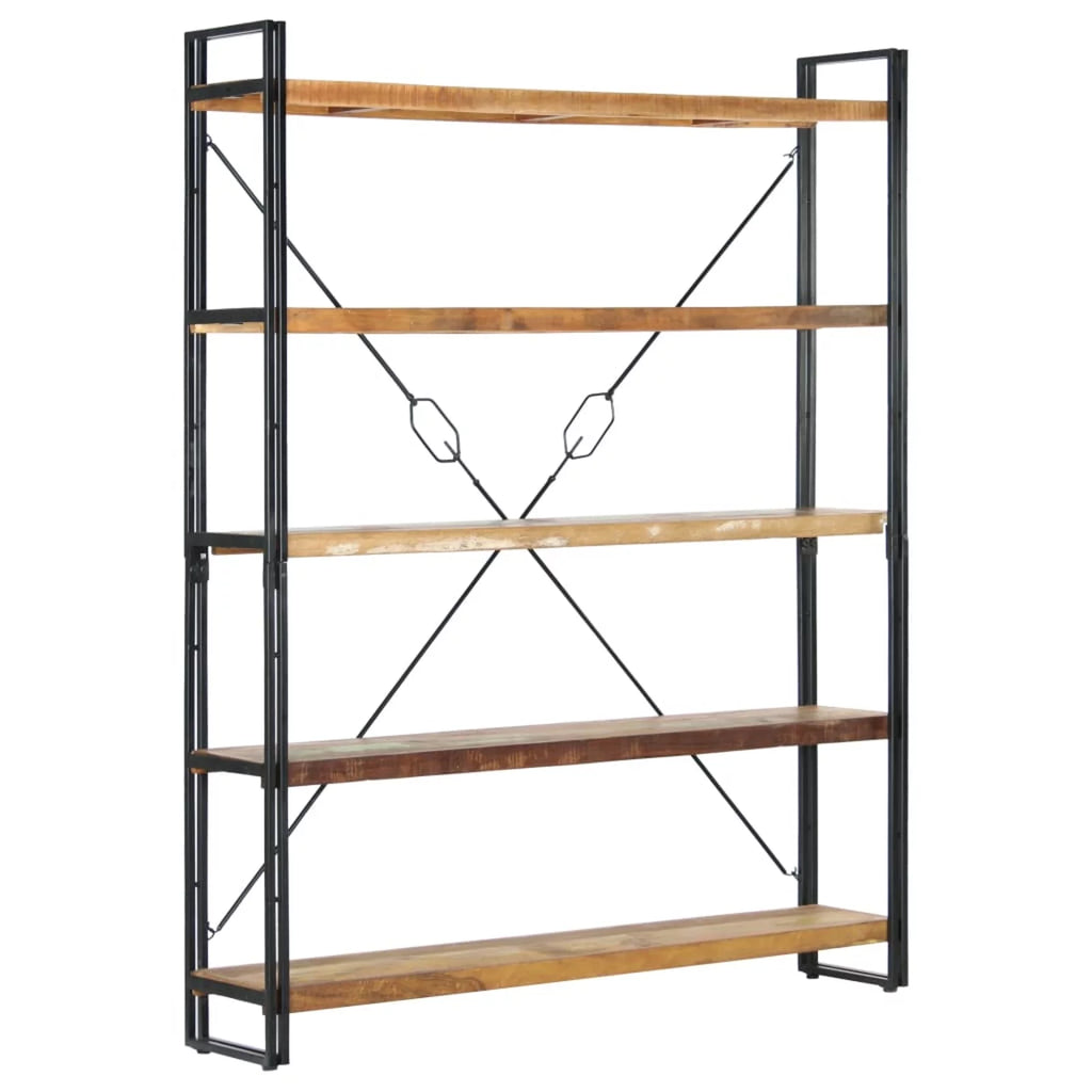 5-Tier Solid Reclaimed Wood Bookcase F201499