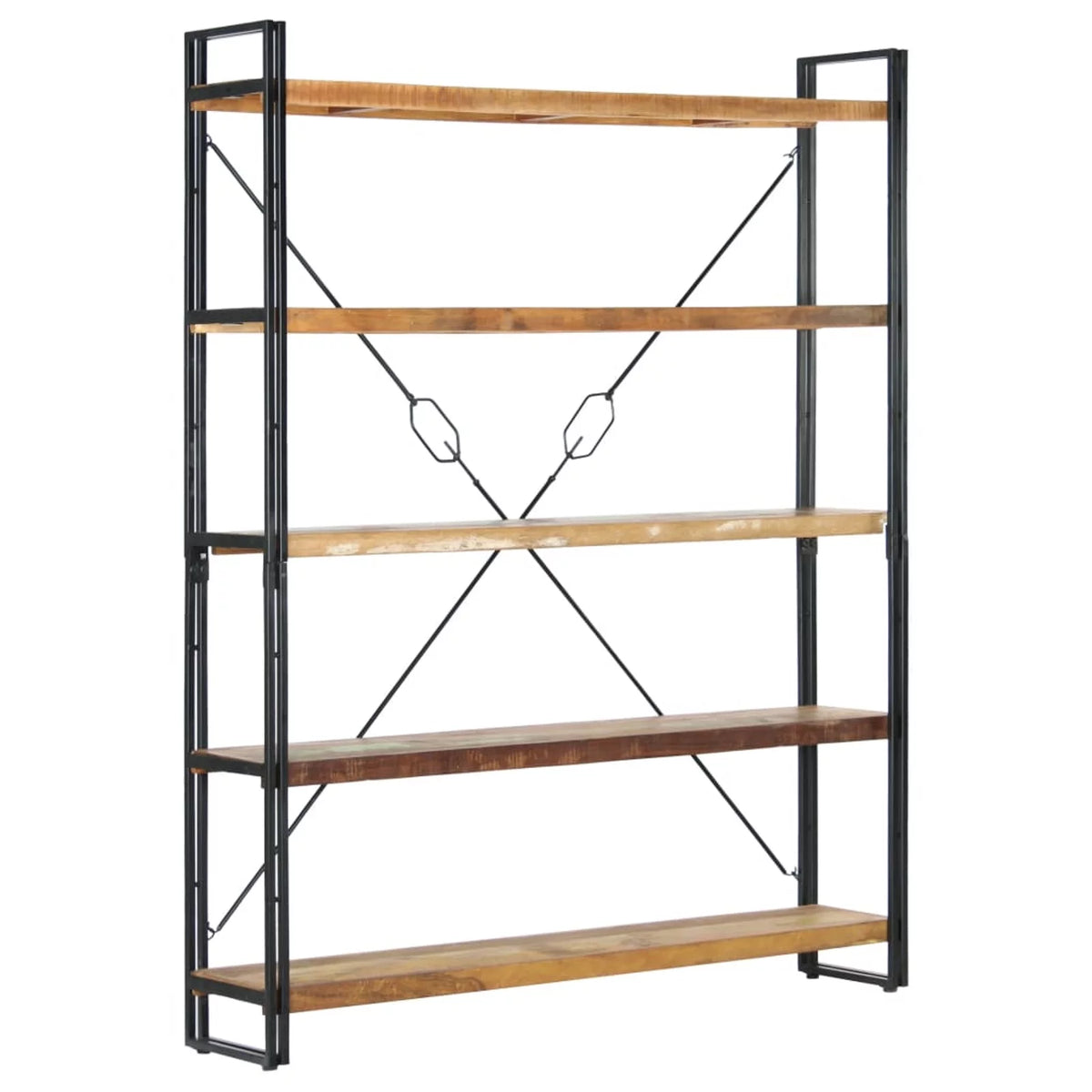 5-Tier Solid Reclaimed Wood Bookcase F201499
