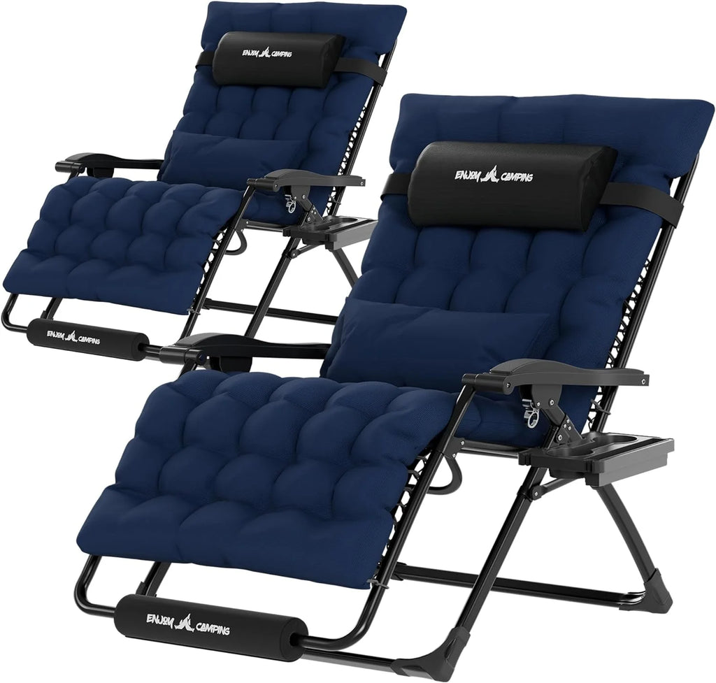 Oversized Zero Gravity Chair Set of 1 Black C603816