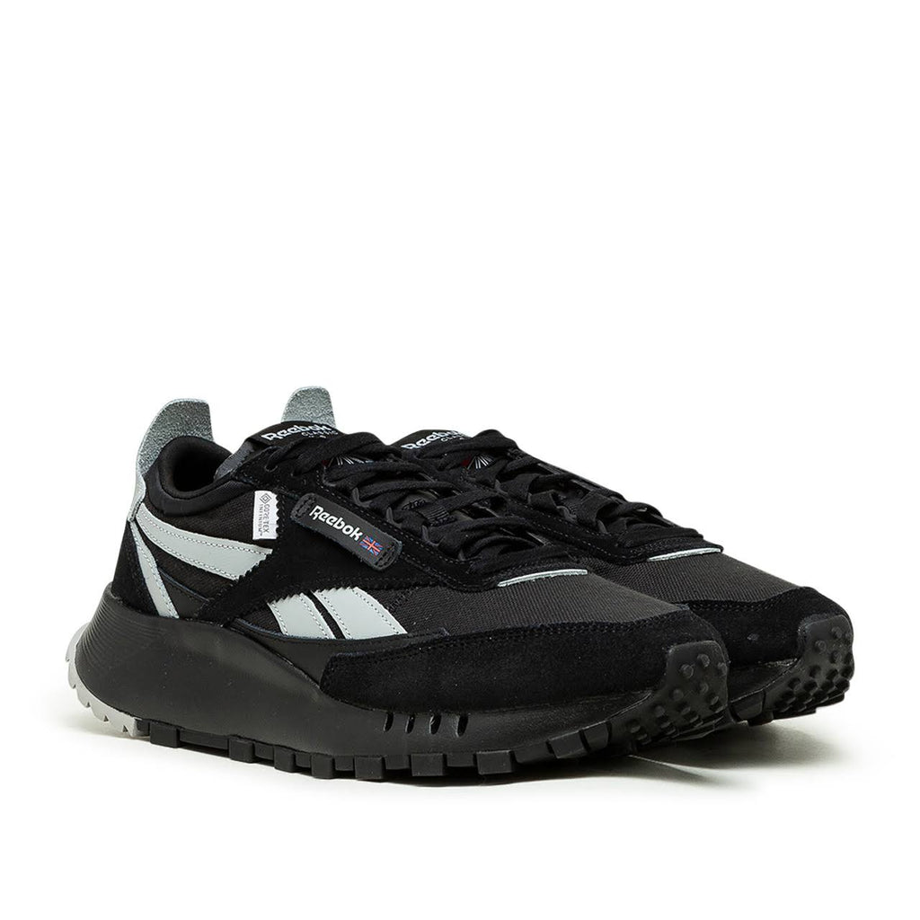 Black Leather Sneakers Q1944