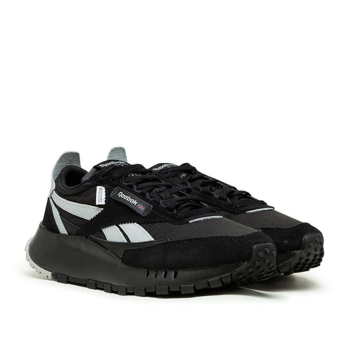 Black Leather Sneakers Q1944