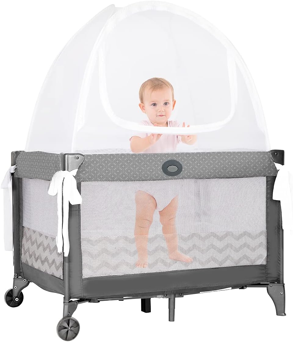See Through Mesh Crib Tent O702901