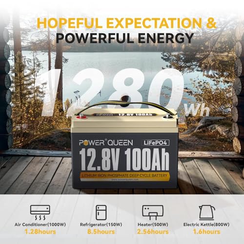 12.8V 50Ah LiFePO4 Battery with 50A BMS U542