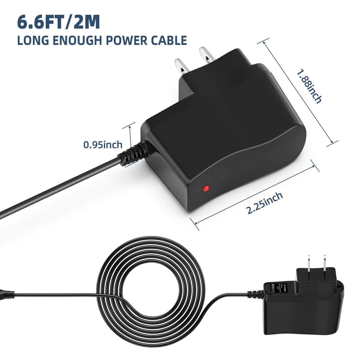 AC DC Adapter for Vacuum Plug In Battery Charger Power Supply Cord Y610