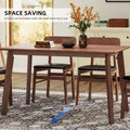 Solid RubberWood 5 Pieces Dining Table Set Q44685