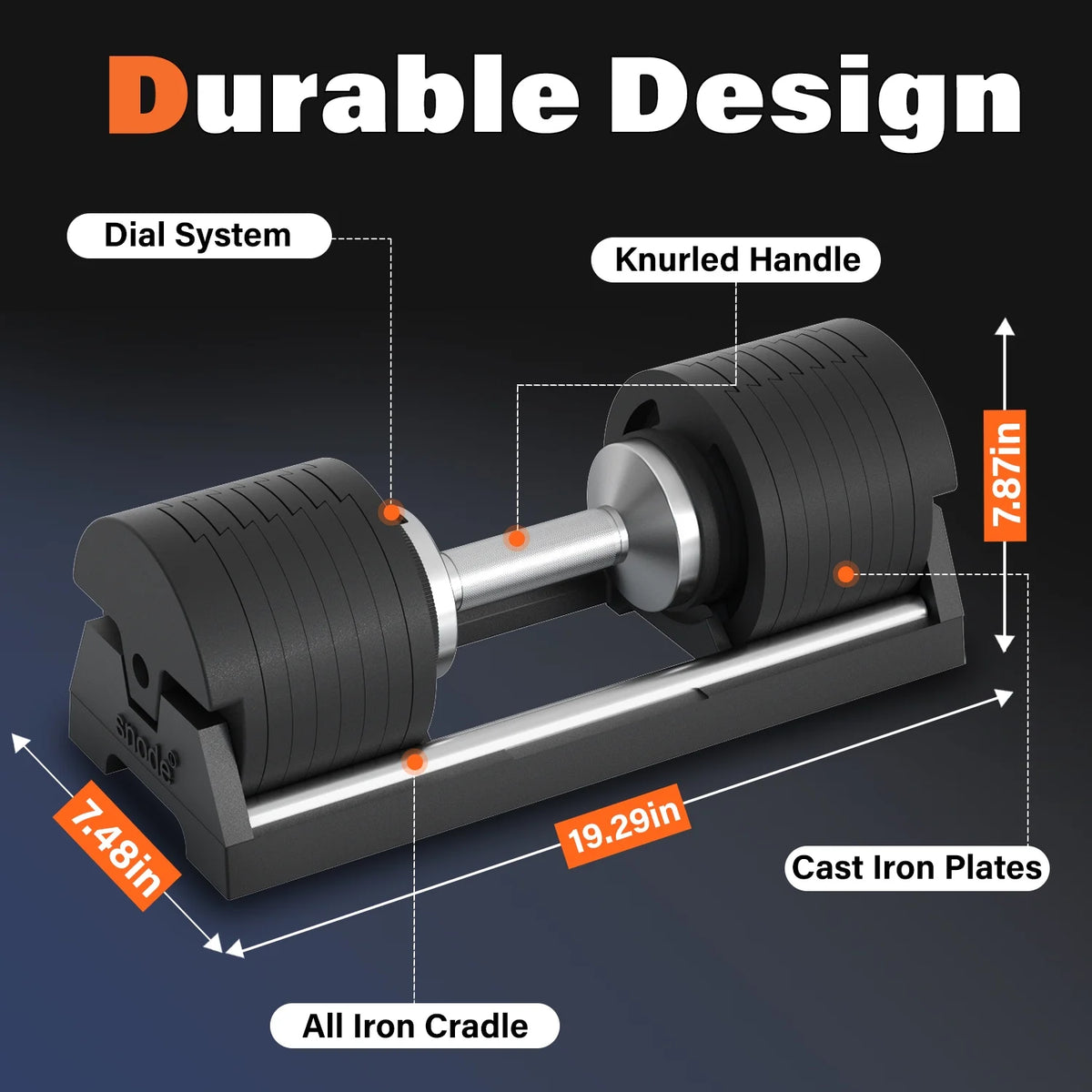 80 lbs Adjustable Dumbbell Set of 2 G428094