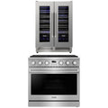 36 Gas Range and Wine Cooler L3253
