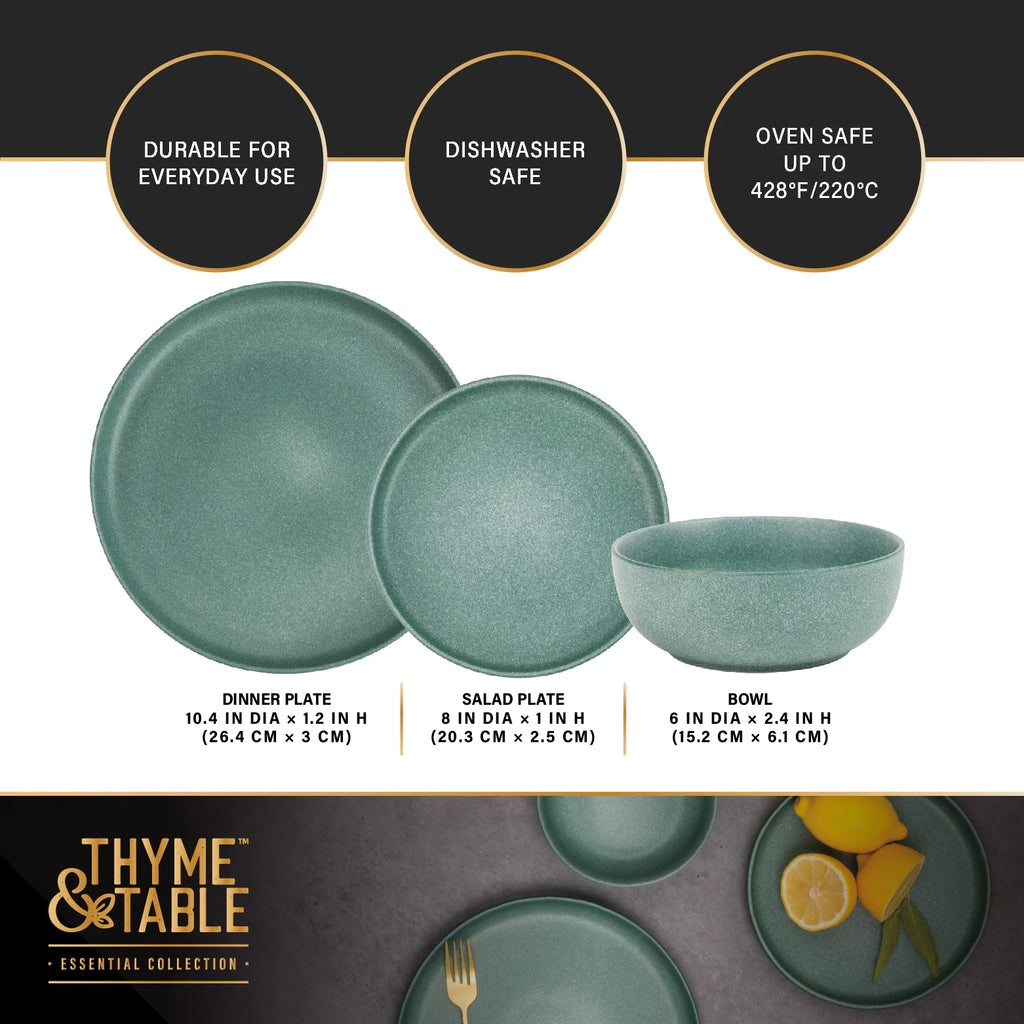 12-Piece Stoneware Dinnerware Set N97869