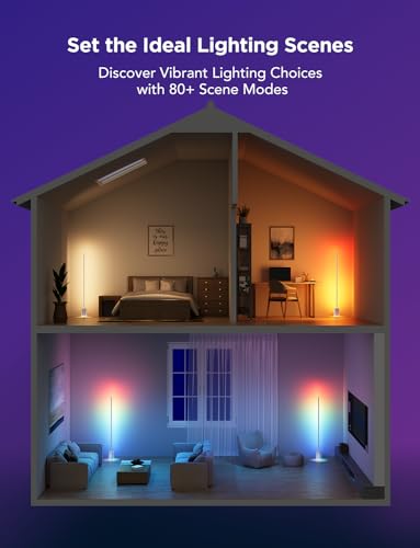 Smart RGBIC LED Floor Lamp C18416