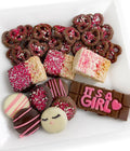 Baby Girl Belgian Chocolate Covered Treat Sampler J417383