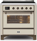 Antique White Induction Range with Electric Oven L2274