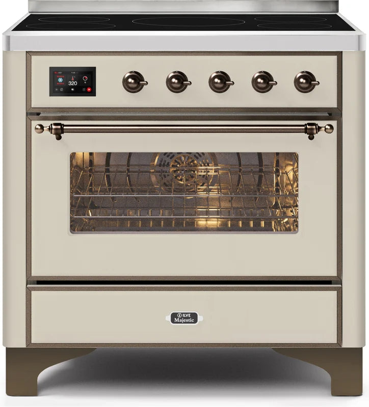Antique White Induction Range with Electric Oven L2274
