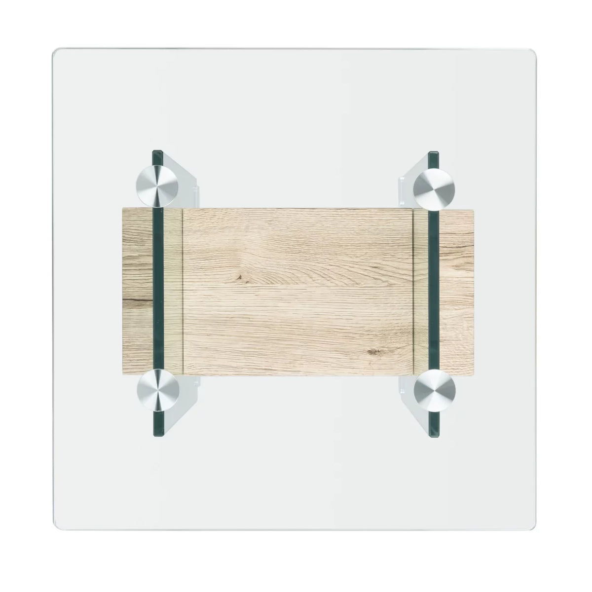 Glass 2-Tier Accent Table K4192