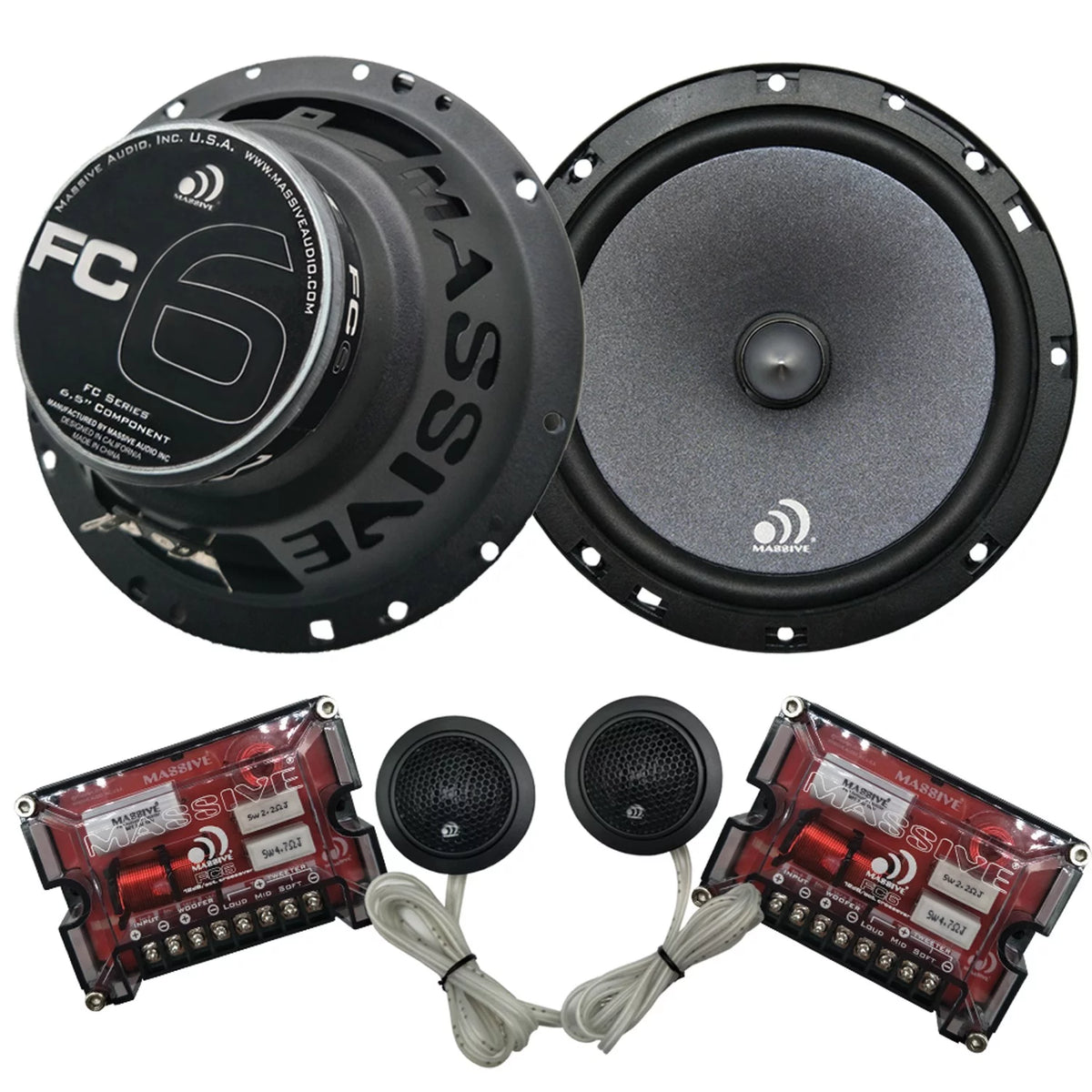 6.5-Inch 2-Way Component Kit Speakers O2005