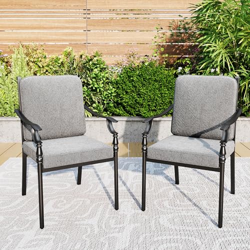 7 Pieces Outdoor Dining Set with Swivel Chairs M612566
