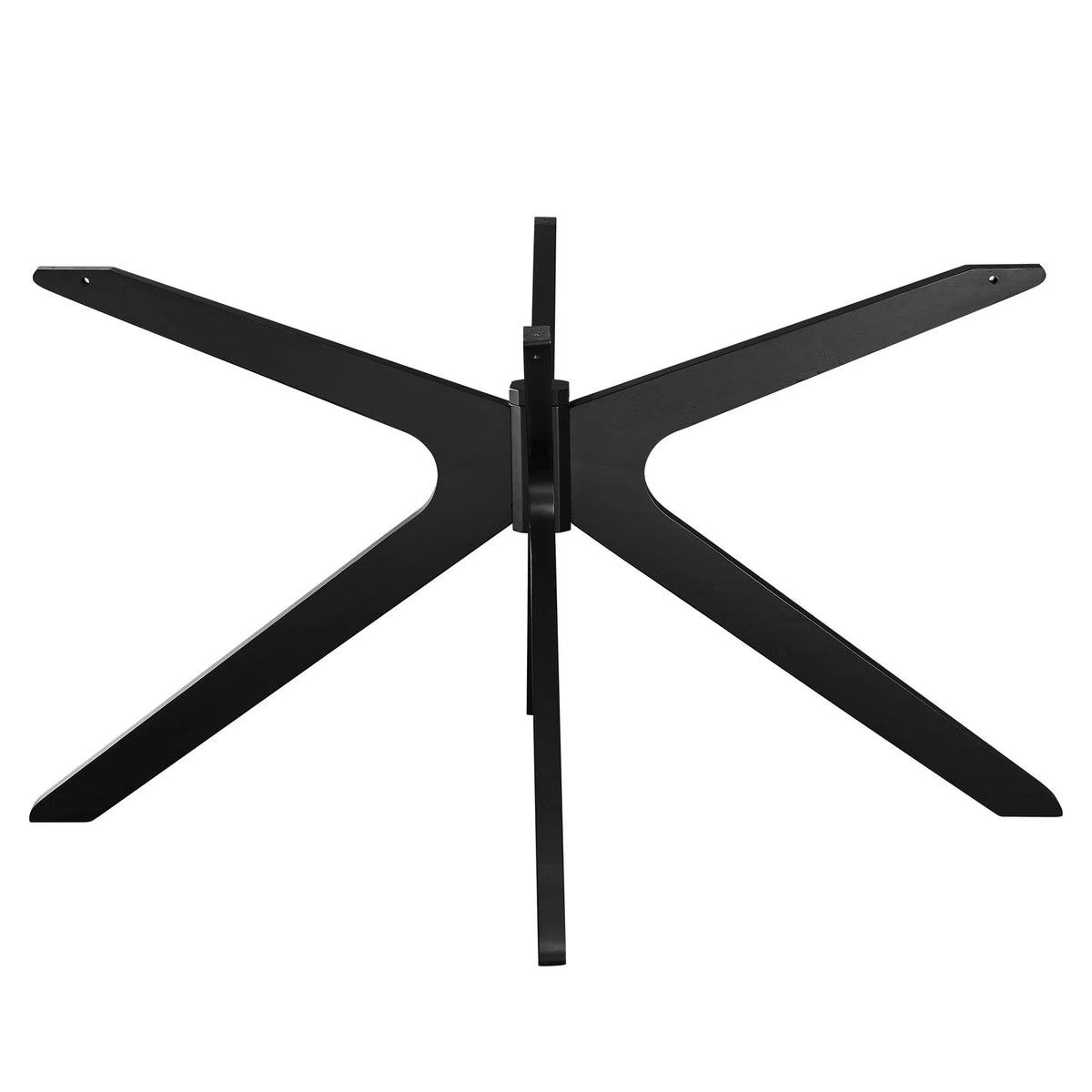 Black Oval Wood Dining Table Q165