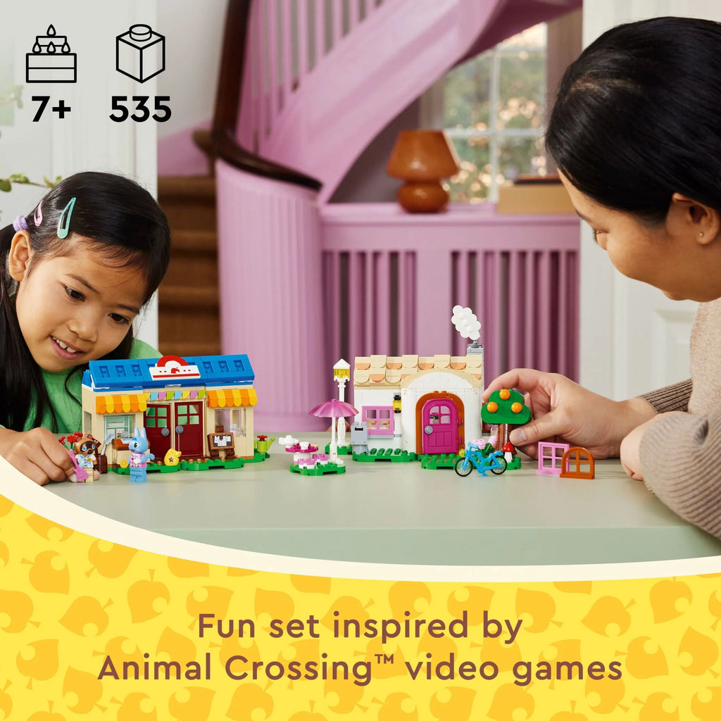 Animal Crossing Buildable Video Game Toy with 2 Figures C774