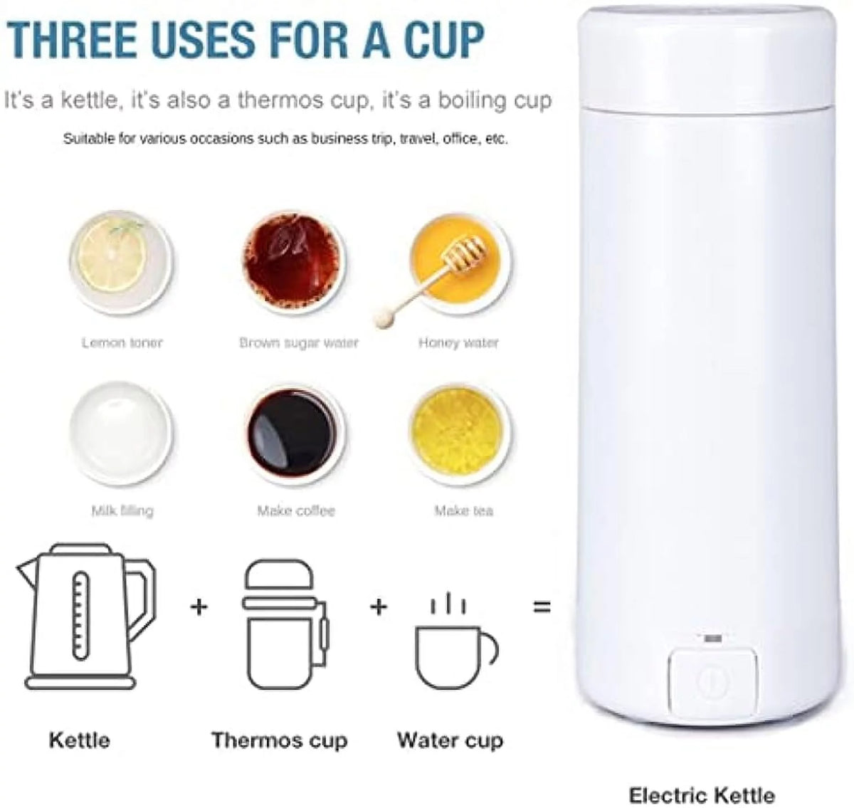 Portable Electric Kettle Stainless Steel D848462