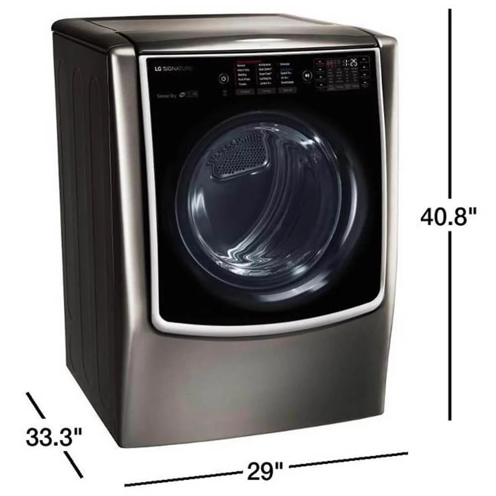 Black Stainless Steel Gas Dryer A78980