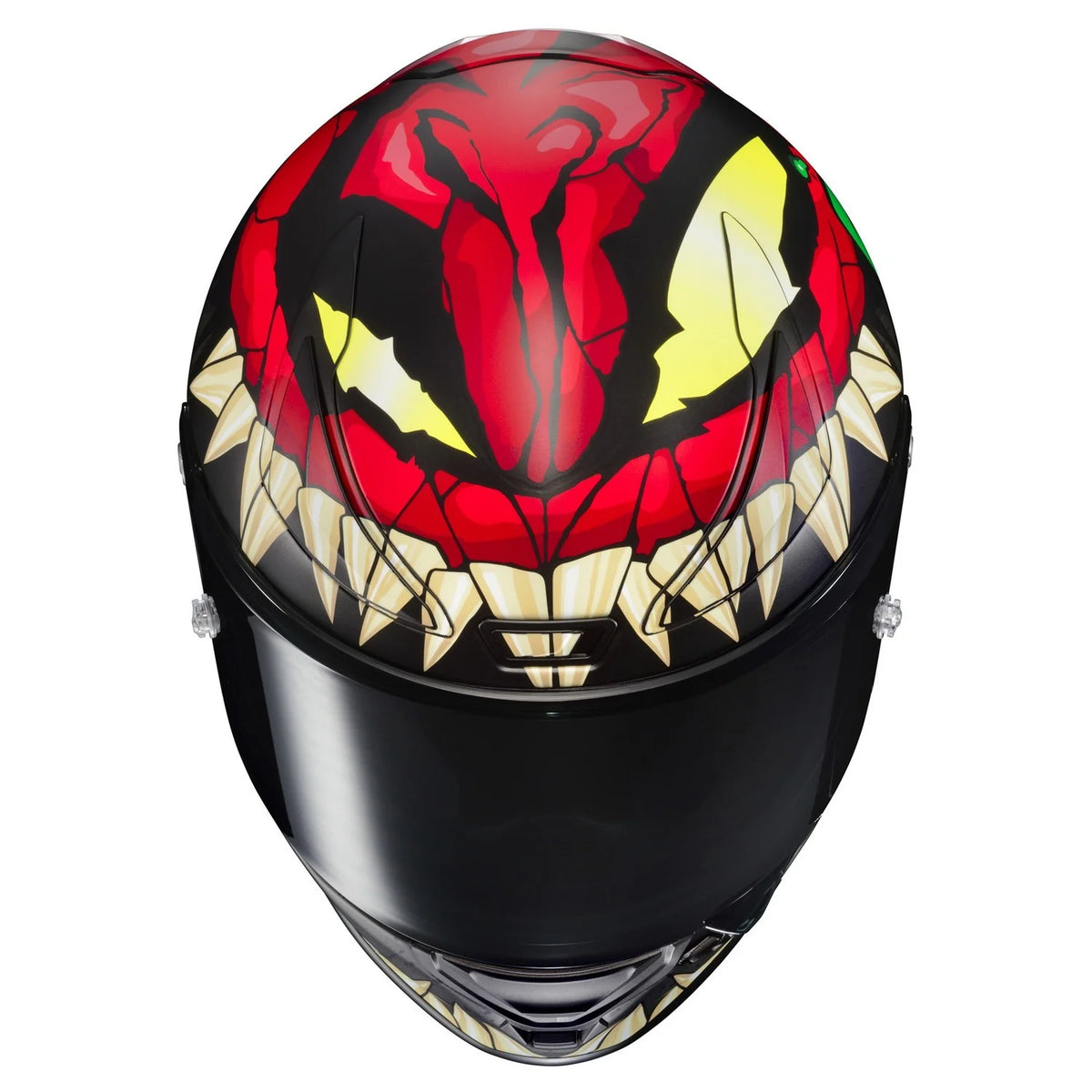 Motorcycle Helmet Red/Green MD I9542